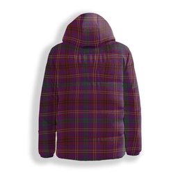 ScotsTee Shop Scottish McCall (Caithness) Crest Tartan Down Jacket Winter White Duck Down Plaid