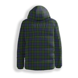 ScotsTee Shop Scottish Paterson Crest Tartan Down Jacket Winter White Duck Down Plaid