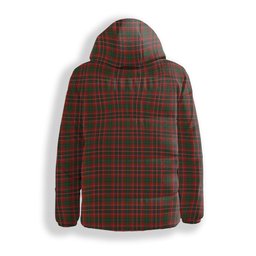 ScotsTee Shop Scottish McInnes Hastie Crest Tartan Down Jacket Winter White Duck Down Plaid