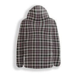 ScotsTee Shop Scottish Little Arisaid Modern Crest Tartan Down Jacket Winter White Duck Down Plaid