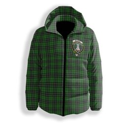 ScotsTee Shop Scottish McLean of Duart Hunting Ancient Crest Tartan Down Jacket Winter White Duck Down Plaid
