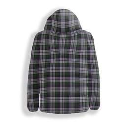 ScotsTee Shop Scottish Malcolm Dress Lochcarron 2005 Crest Tartan Down Jacket Winter White Duck Down Plaid