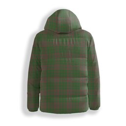 ScotsTee Shop Scottish MacAlister of Glenbarr Hunting Ancient Crest Tartan Down Jacket Winter White Duck Down Plaid