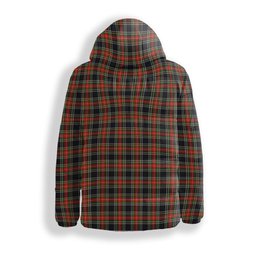 ScotsTee Shop Scottish Stewart High Stewards (Stewart Black) Crest Tartan Down Jacket Winter White Duck Down Plaid