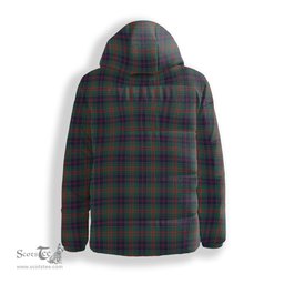 ScotsTee Shop Scottish Stewart of Appin Hunting Modern Clan Crest Tartan Down Jacket Winter White Duck Down Plaid