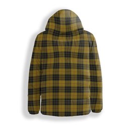 ScotsTee Shop Scottish MacLeod of Lewis Ancient Crest Tartan Down Jacket Winter White Duck Down Plaid