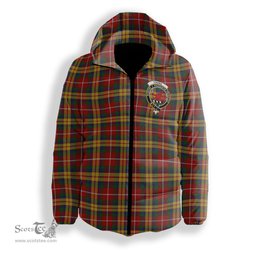 ScotsTee Shop Scottish Young Presidents Organisation Dress Crest Tartan Down Jacket Winter White Duck Down Plaid