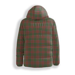 ScotsTee Shop Scottish McDonald of Glencoe Ancient Crest Tartan Down Jacket Winter White Duck Down Plaid