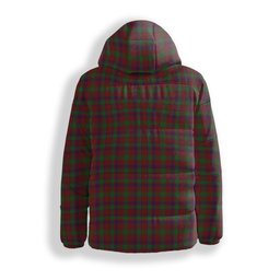 ScotsTee Shop Scottish MacDonald of Glengarry Full Dress Crest Tartan Down Jacket Winter White Duck Down Plaid