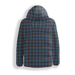 ScotsTee Shop Scottish Montgomery of Ayrshire Ancient Crest Tartan Down Jacket Winter White Duck Down Plaid