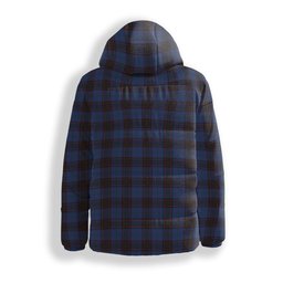 ScotsTee Shop Scottish Home Vestiarium Scoticum Crest Tartan Down Jacket Winter White Duck Down Plaid