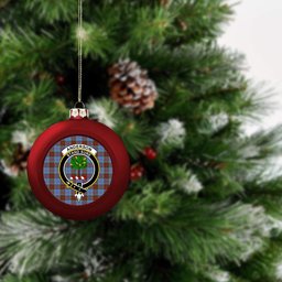 ScotsTee Shop Scottish Anderson Modern Crest Tartan Christmas Ball Ornament