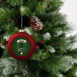 ScotsTee Shop Scottish Arthur Highland Society Crest Tartan Christmas Ball Ornament