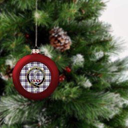 ScotsTee Shop Scottish Alexander of Menstry Dress Ancient Crest Tartan Christmas Ball Ornament