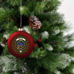 ScotsTee Shop Scottish Bruce Hunting Crest Tartan Christmas Ball Ornament
