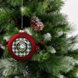 ScotsTee Shop Scottish Campbell of Cawdor Dress Ancient Crest Tartan Christmas Ball Ornament