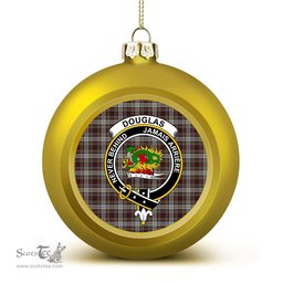 ScotsTee Shop Scottish Douglas Ancient Dress Crest Tartan Christmas Ball Ornament