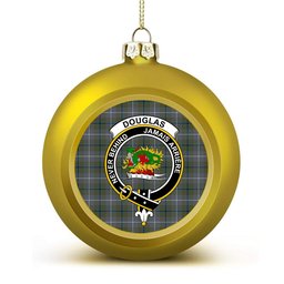 ScotsTee Shop Scottish Douglas Green Ancient Crest Tartan Christmas Ball Ornament