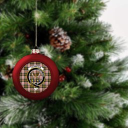 ScotsTee Shop Scottish Carnegie Dress Ancient Crest Tartan Christmas Ball Ornament
