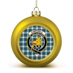 ScotsTee Shop Scottish Campbell Dress Ancient 02 Crest Tartan Christmas Ball Ornament