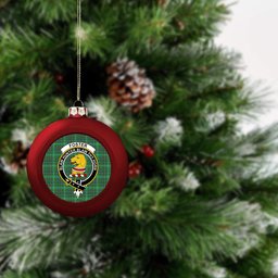 ScotsTee Shop Scottish Foster Hunting Modern Crest Tartan Christmas Ball Ornament