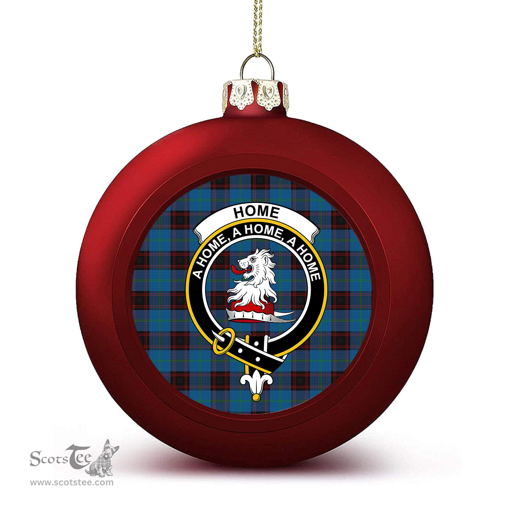 ScotsTee Shop Scottish Home Clans Originaux Crest Tartan Christmas Ball Ornament