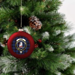 ScotsTee Shop Scottish Home Vestiarium Scoticum Crest Tartan Christmas Ball Ornament
