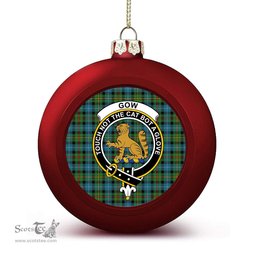 ScotsTee Shop Scottish Gow Hunting Ancient Crest Tartan Christmas Ball Ornament
