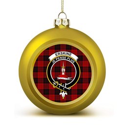 ScotsTee Shop Scottish Erskine Paton Crest Tartan Christmas Ball Ornament