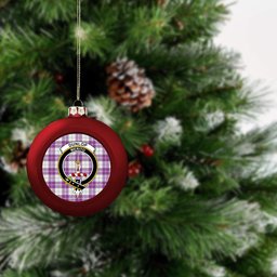 ScotsTee Shop Scottish Dunlop Dress Ancient Crest Tartan Christmas Ball Ornament
