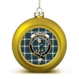 ScotsTee Shop Scottish McInnes Dress Modern Crest Tartan Christmas Ball Ornament