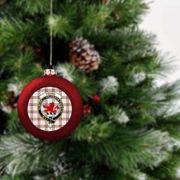 ScotsTee Shop Scottish Young Christina Ancient Crest Tartan Christmas Ball Ornament