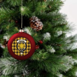 ScotsTee Shop Scottish MacLeod of Lewis Ancient SC Crest Tartan Christmas Ball Ornament