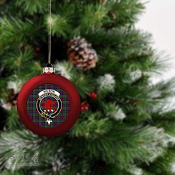 ScotsTee Shop Scottish Wilsons 158 Crest Tartan Christmas Ball Ornament
