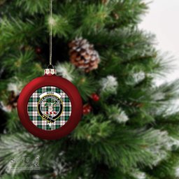 ScotsTee Shop Scottish Ross Arisaid Modern Crest Tartan Christmas Ball Ornament
