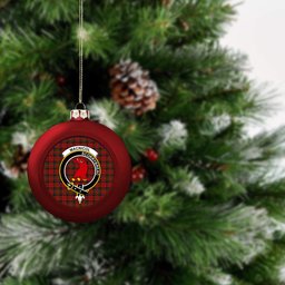 ScotsTee Shop Scottish MacNicol W & A Smith Crest Tartan Christmas Ball Ornament