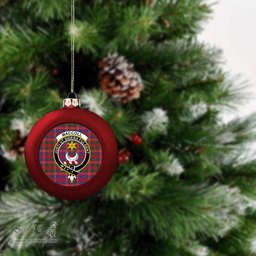 ScotsTee Shop Scottish MacColl Hunting Modern Crest Tartan Christmas Ball Ornament