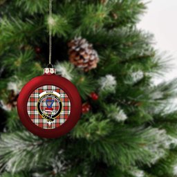 ScotsTee Shop Scottish Rose Dress Ancient Crest Tartan Christmas Ball Ornament