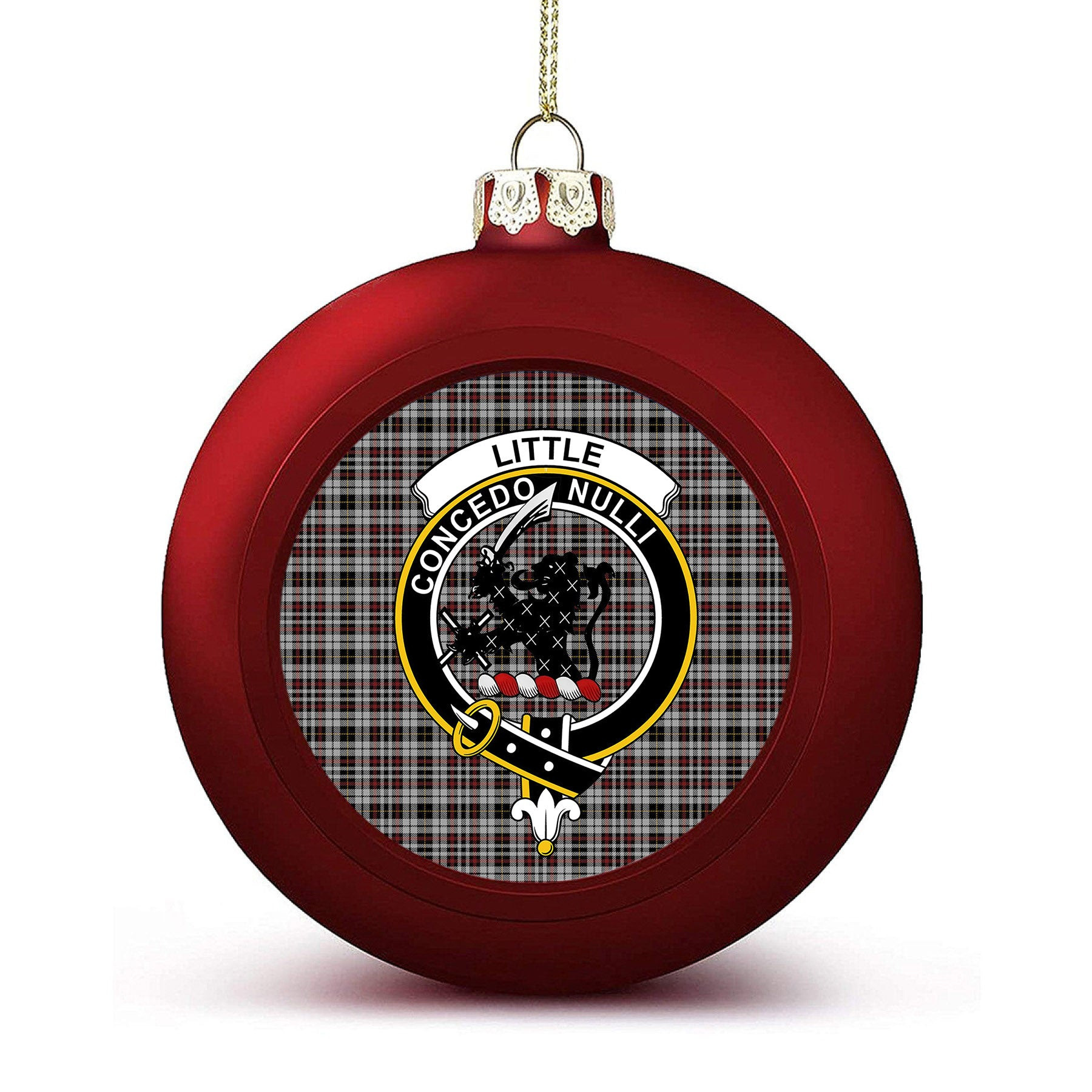 ScotsTee Shop Scottish Little Arisaid Crest Tartan Christmas Ball Ornament