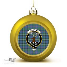 ScotsTee Shop Scottish MacPhail Hunting Ancient SC Crest Tartan Christmas Ball Ornament