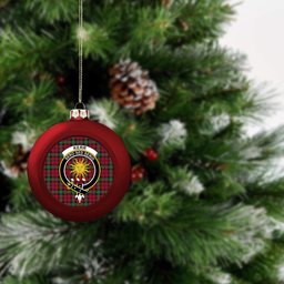 ScotsTee Shop Scottish Kerr Modern Clan Crest Tartan Christmas Ball Ornament
