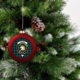ScotsTee Shop Scottish Oliphant Modern Clan Crest Tartan Christmas Ball Ornament