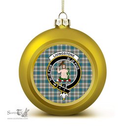 ScotsTee Shop Scottish Livingstone Dress Ancient Crest Tartan Christmas Ball Ornament
