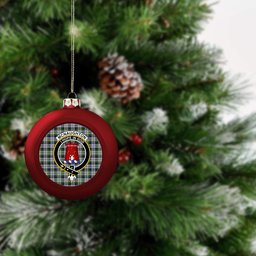 ScotsTee Shop Scottish McNaughton Dress Crest Tartan Christmas Ball Ornament