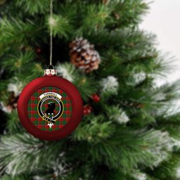ScotsTee Shop Scottish Turnbull Dress Crest Tartan Christmas Ball Ornament