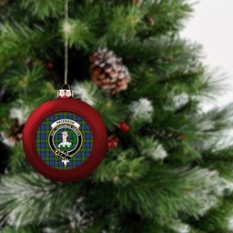 ScotsTee Shop Scottish Paterson SC Crest Tartan Christmas Ball Ornament