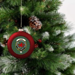 ScotsTee Shop Scottish Young Life International Scotland Crest Tartan Christmas Ball Ornament