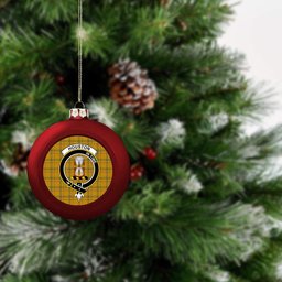 ScotsTee Shop Scottish Houston Ancient Crest Tartan Christmas Ball Ornament