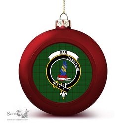 ScotsTee Shop Scottish Mar Tribe Crest Tartan Christmas Ball Ornament