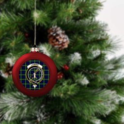 ScotsTee Shop Scottish Lammie Crest Tartan Christmas Ball Ornament
